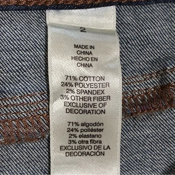 Chico’s Blue Jeans Sz 2 (12) Embellished Bling Sequins Jewels Festive Holiday - Picture 11 of 11